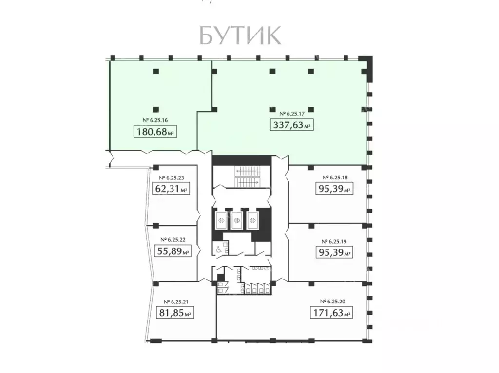 Офис в Санкт-Петербург Левашовский просп., 13И (518 м) - Фото 2