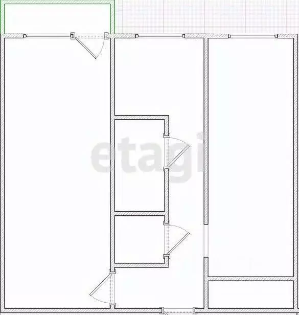 2-к кв. Костромская область, Мантурово Юбилейная ул., 23 (43.2 м) - Фото 1