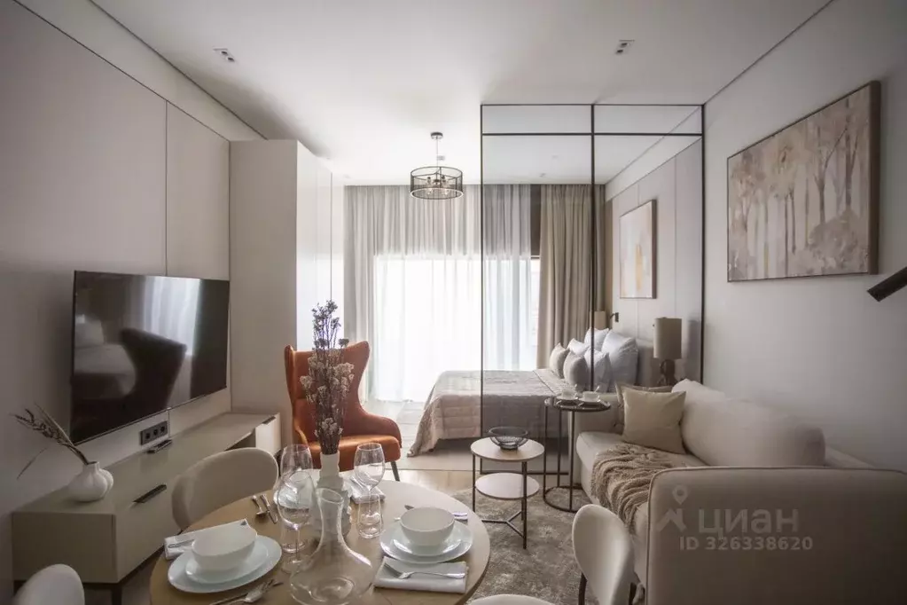 Студия Москва просп. Академика Сахарова, 7 (42.0 м) - Фото 1