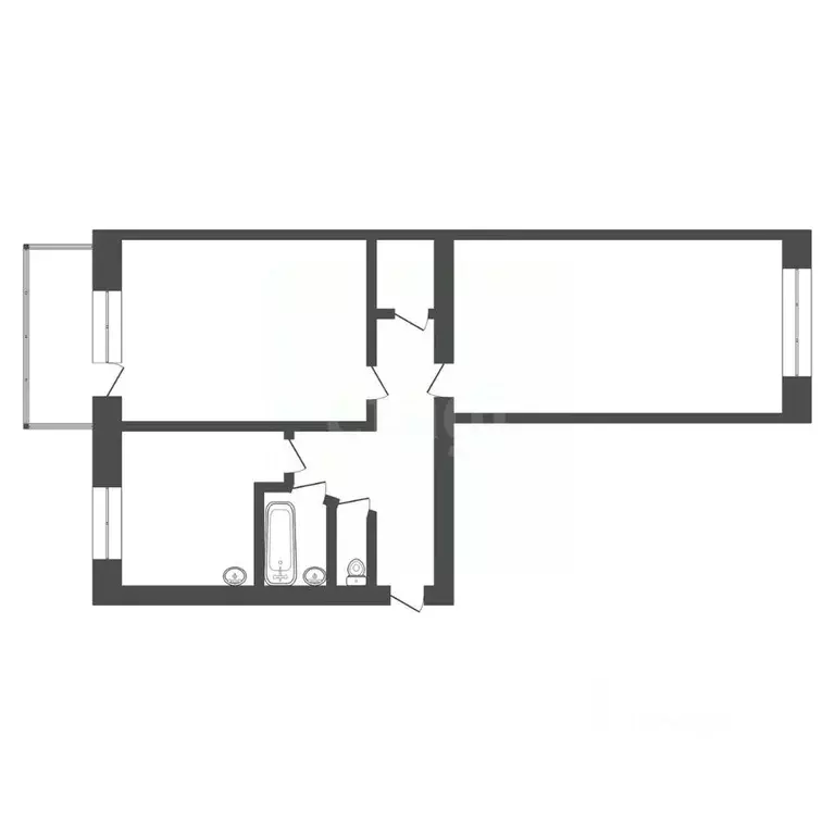 2-к кв. Кемеровская область, Юрга ул. Максименко, 11 (47.9 м) - Фото 2