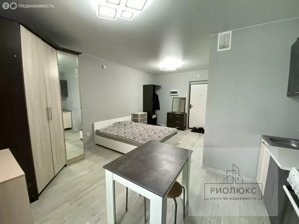 Квартира-студия: посёлок Западный, микрорайон Вишнёвая Горка, улица ... - Фото 1