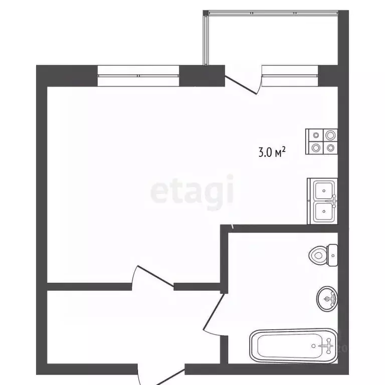 Студия Ярославская область, Ярославль проезд 2-й Брагинский, 7 (30.0 ... - Фото 2