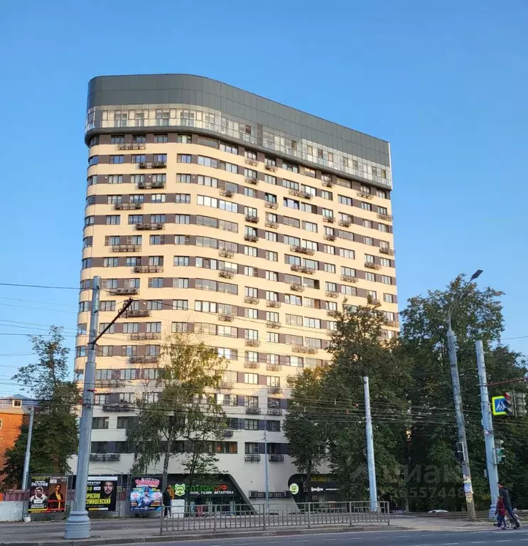 1-к кв. Нижегородская область, Нижний Новгород просп. Гагарина, 122 ... - Фото 1