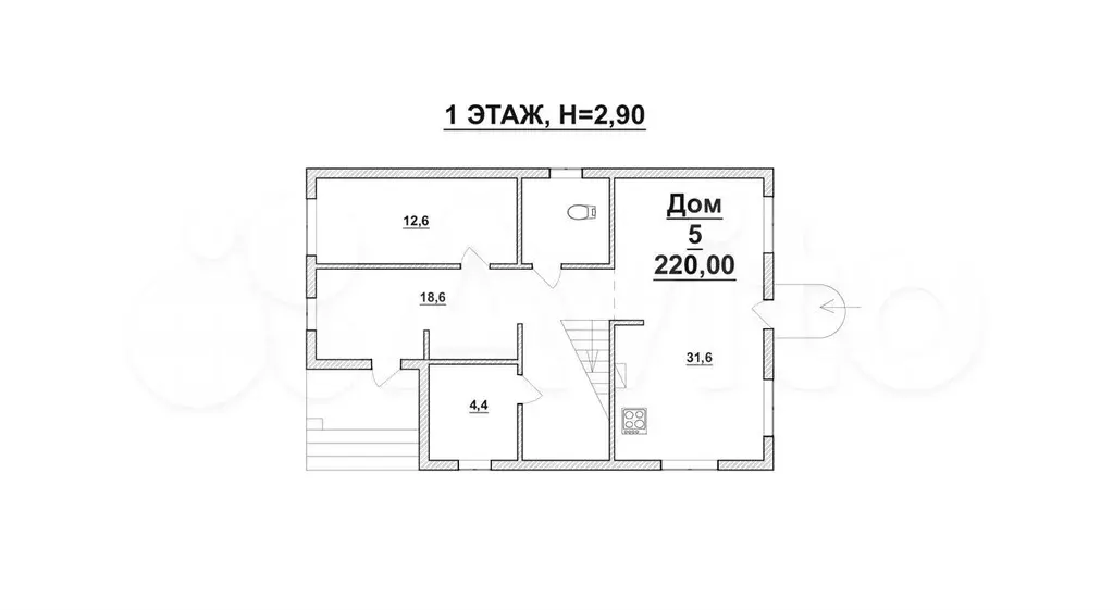 Дом 220 м на участке 4,5 сот. - Фото 0