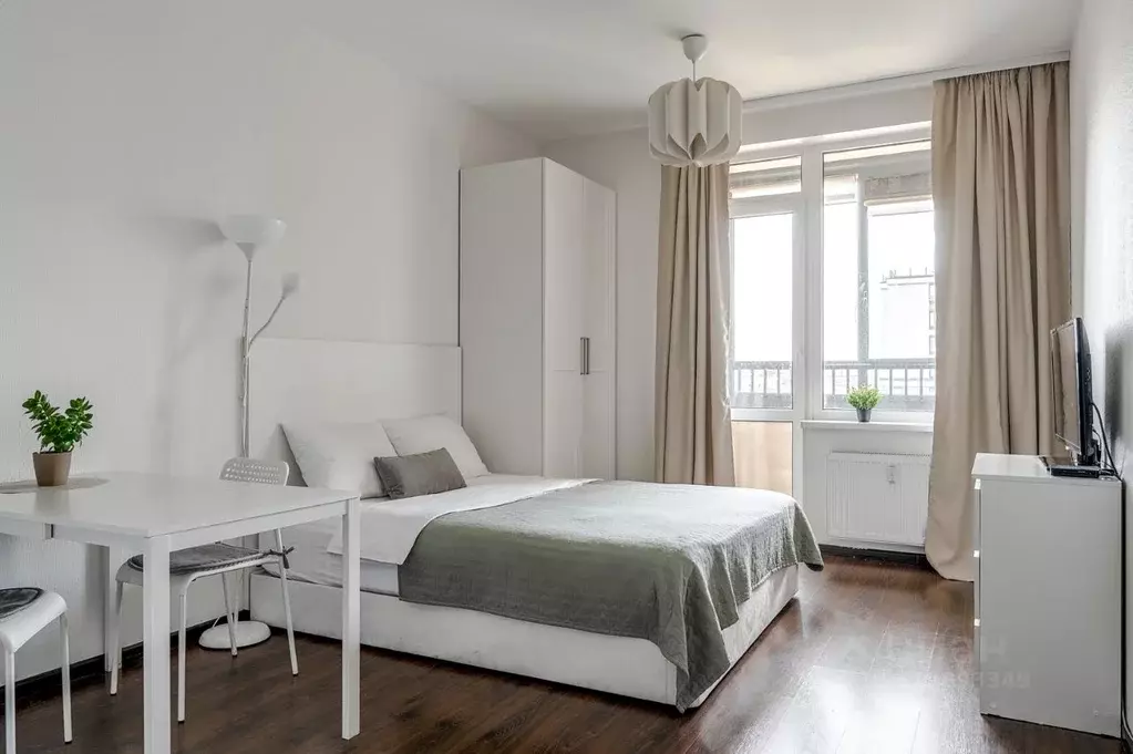 Студия Санкт-Петербург Новолитовская ул., 14 (28.0 м) - Фото 1