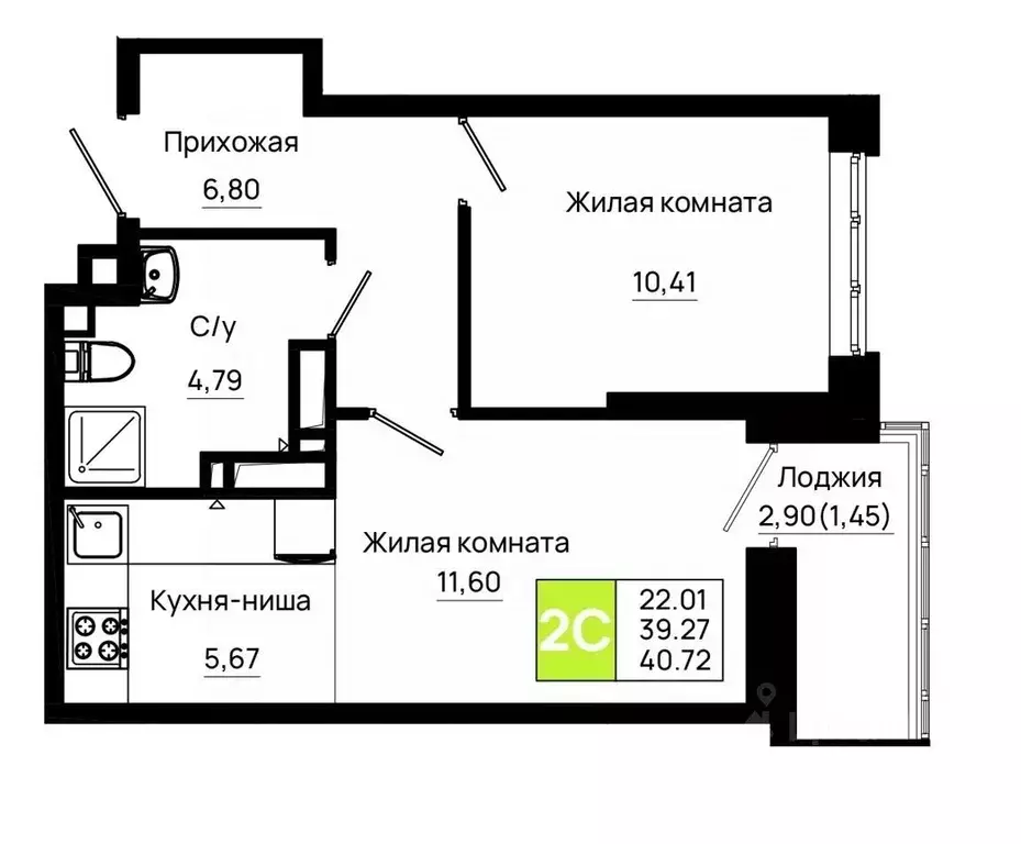 1-к кв. Ростовская область, Ростов-на-Дону Нефтекачка кв-л, Октябрь ... - Фото 0