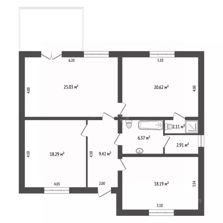 Дом в Белгородская область, Белгородский район, с. Стрелецкое ул. ... - Фото 1