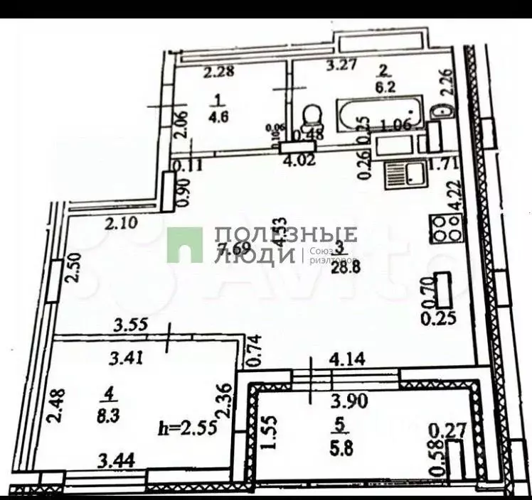 2-к кв. Башкортостан, Уфа Караидельская ул., 4 (47.9 м) - Фото 1