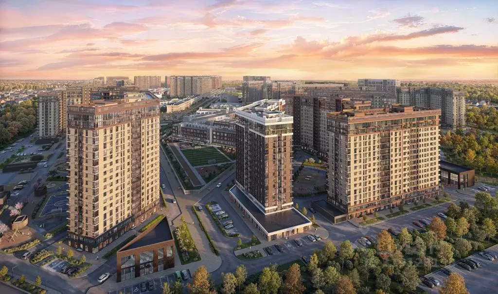 2-к кв. Краснодарский край, Краснодар Догма Парк мкр,  (57.0 м) - Фото 1