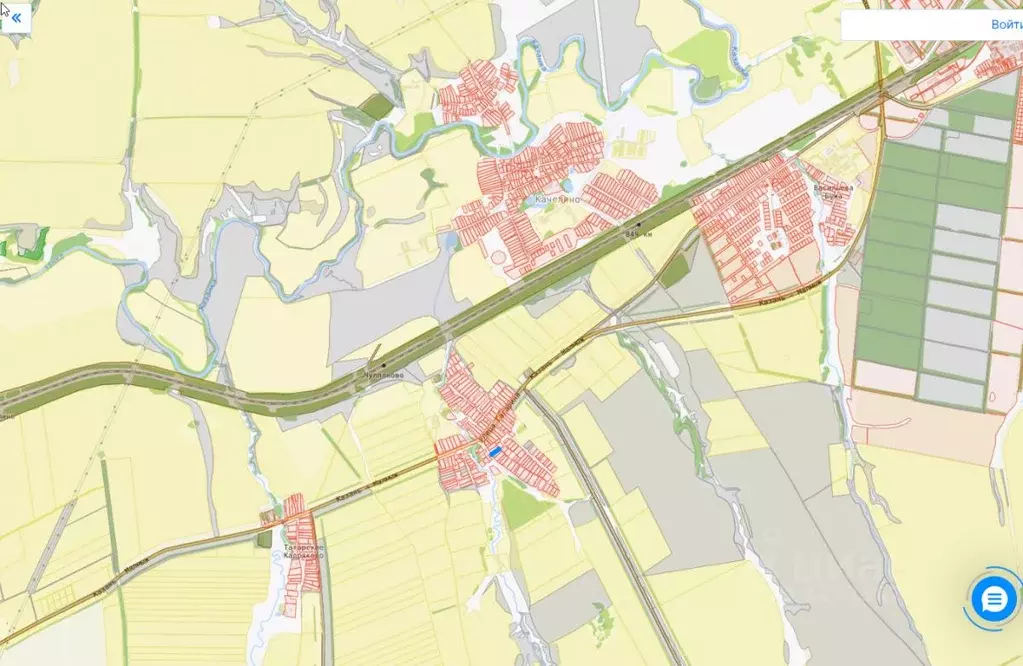 Участок в Татарстан, Арский район, Качелинское с/пос, с. Чулпаново ул. ... - Фото 2