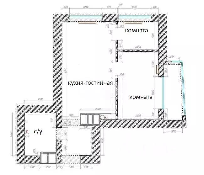 2-к кв. Приморский край, Владивосток Брянская ул., 18 (36.6 м) - Фото 1