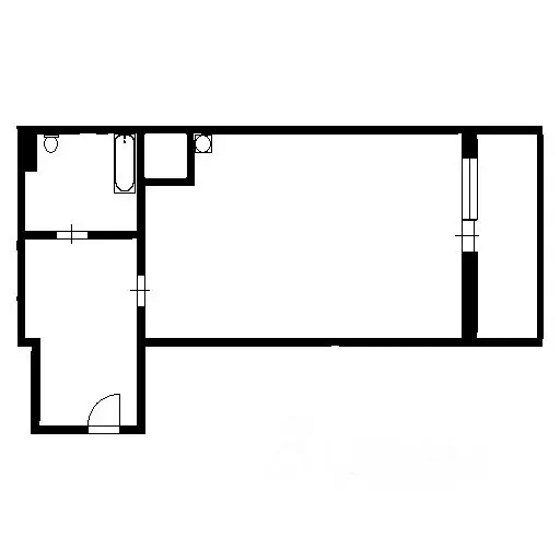 1-к кв. Санкт-Петербург ул. Русановская, 11 (32.0 м) - Фото 1