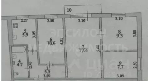 4-к кв. Курская область, Курск ул. Димитрова, 93 (61.1 м) - Фото 1