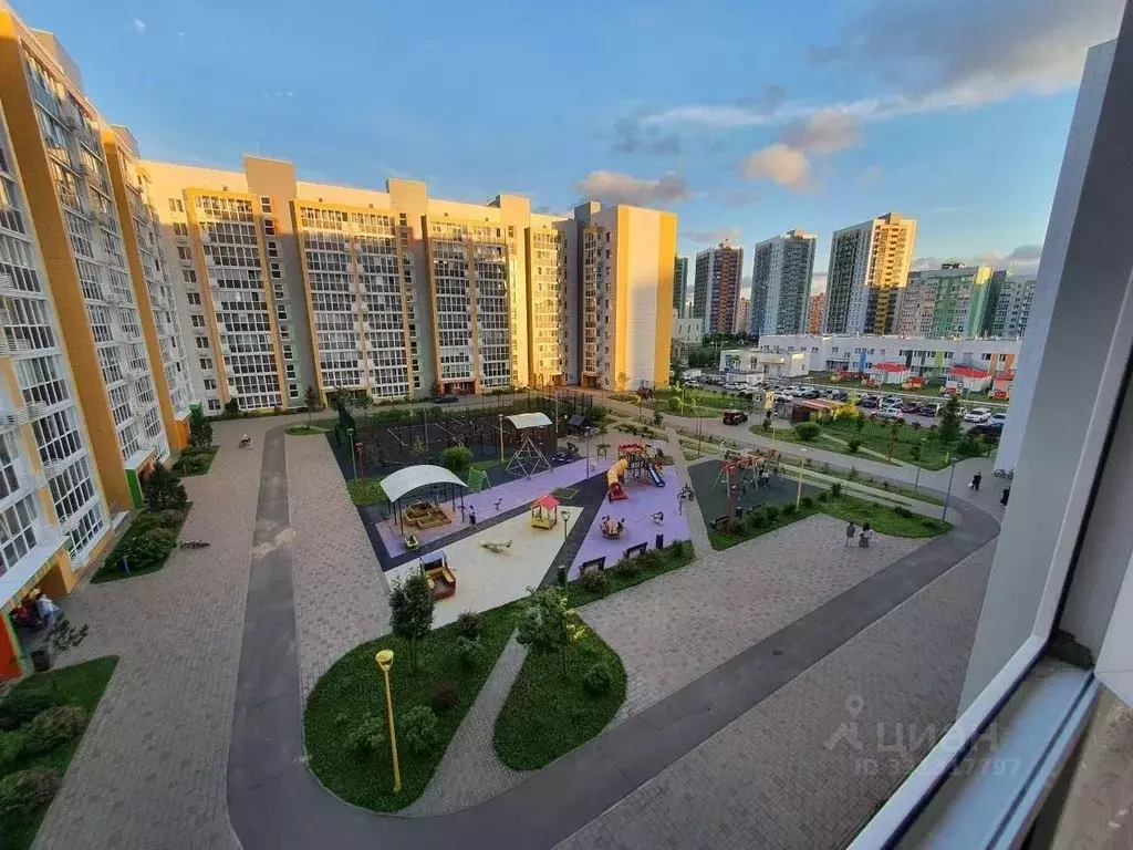 1-к кв. Татарстан, Казань ул. Фикрята Табеева, 1 (33.0 м) - Фото 1