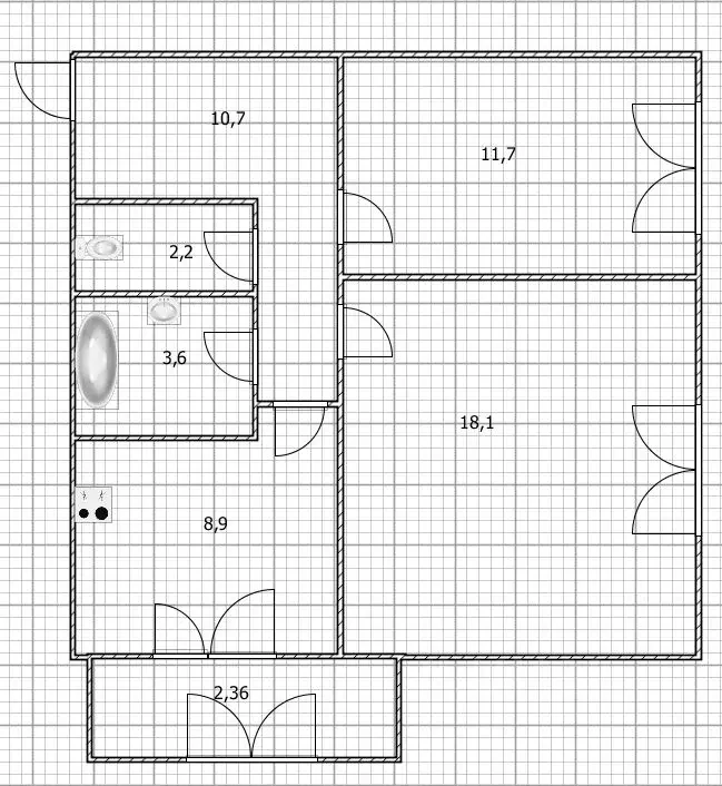 2-к кв. Башкортостан, Уфа ул. Ленина, 162/1 (57.36 м) - Фото 2