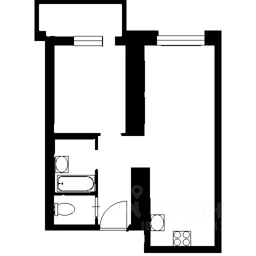1-к кв. Санкт-Петербург просп. Героев, 31 (40.8 м) - Фото 2