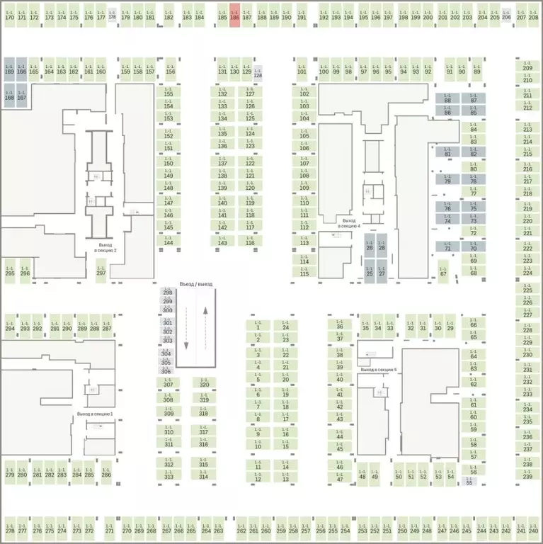 Гараж в Москва Квартал Герцена жилой комплекс, к2 (13 м) - Фото 1