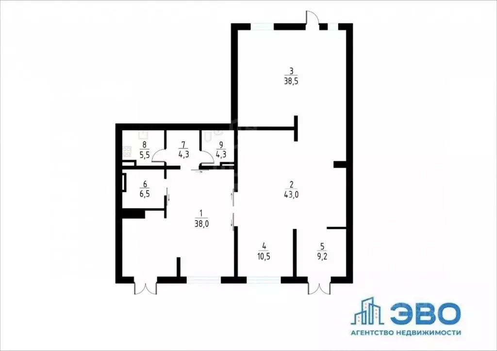 Офис в Санкт-Петербург ул. Бутлерова, 9к2 (162 м) - Фото 1