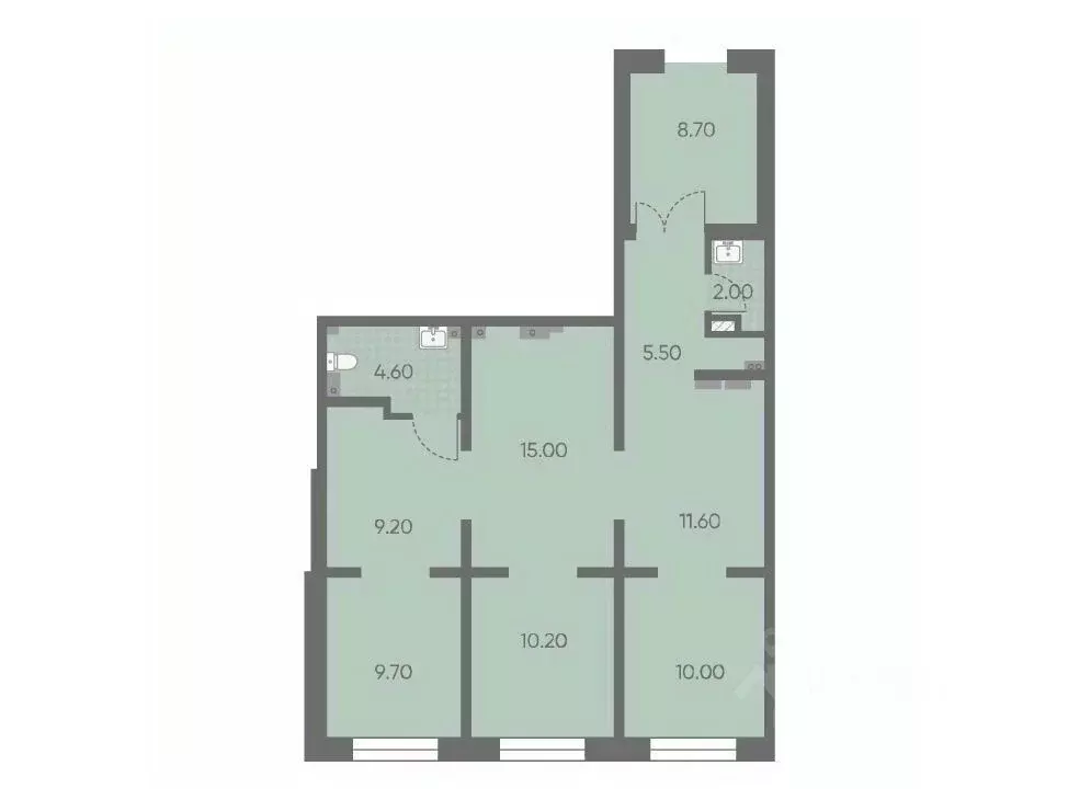 Помещение свободного назначения в Санкт-Петербург ул. Чарушинская, 8 ... - Фото 1