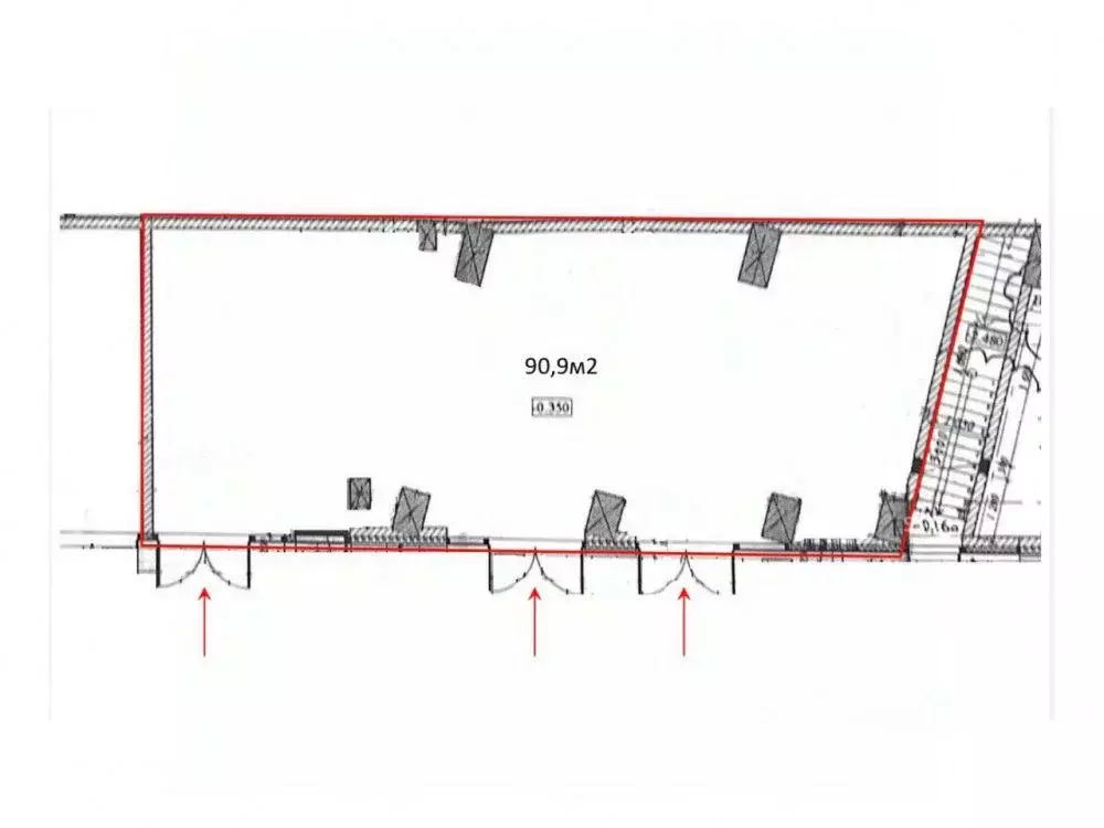 Торговая площадь в Москва Автозаводская ул., 23Бк2 (91 м) - Фото 2