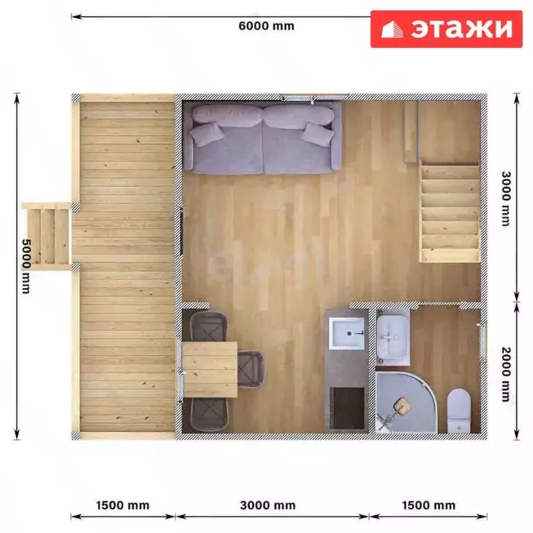 Дом в Краснодарский край, Темрюк ул. Ветеранов (48 м) - Фото 1
