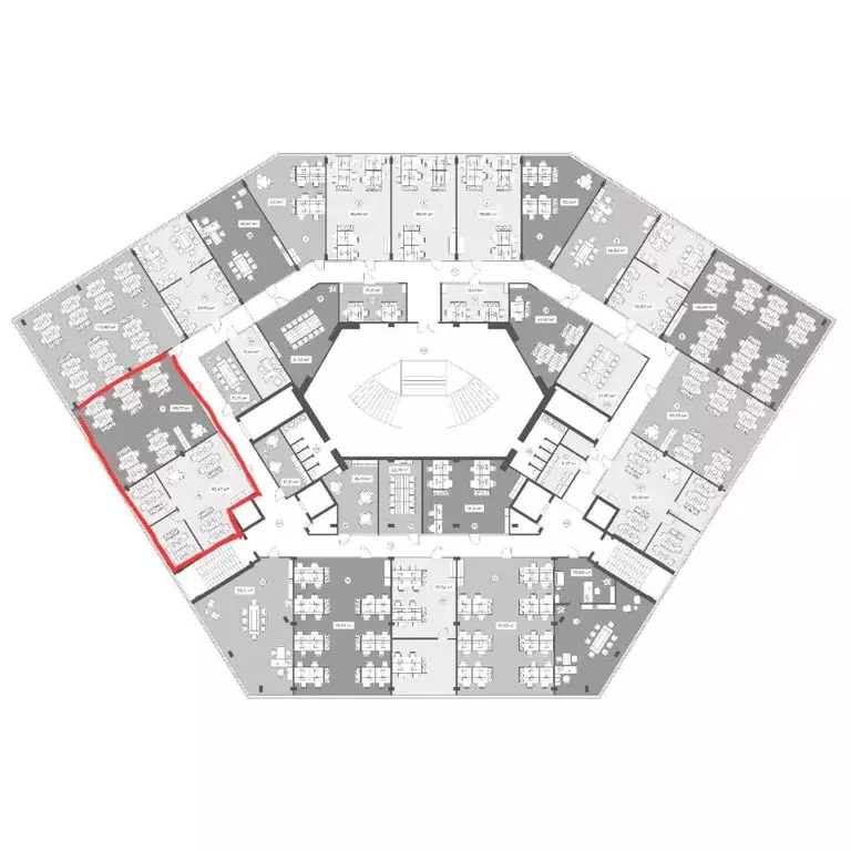 Офис в Москва Ленинский просп., 158 (166 м) - Фото 2