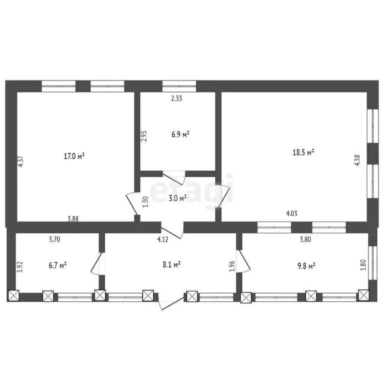Дом в Коктебель, улица Шершнёва, 37 (67 м) - Фото 2