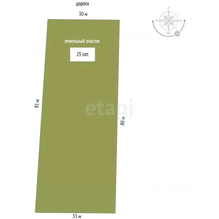 Участок в Орловская область, Урицкий район, Луначарское с/пос, д. ... - Фото 2