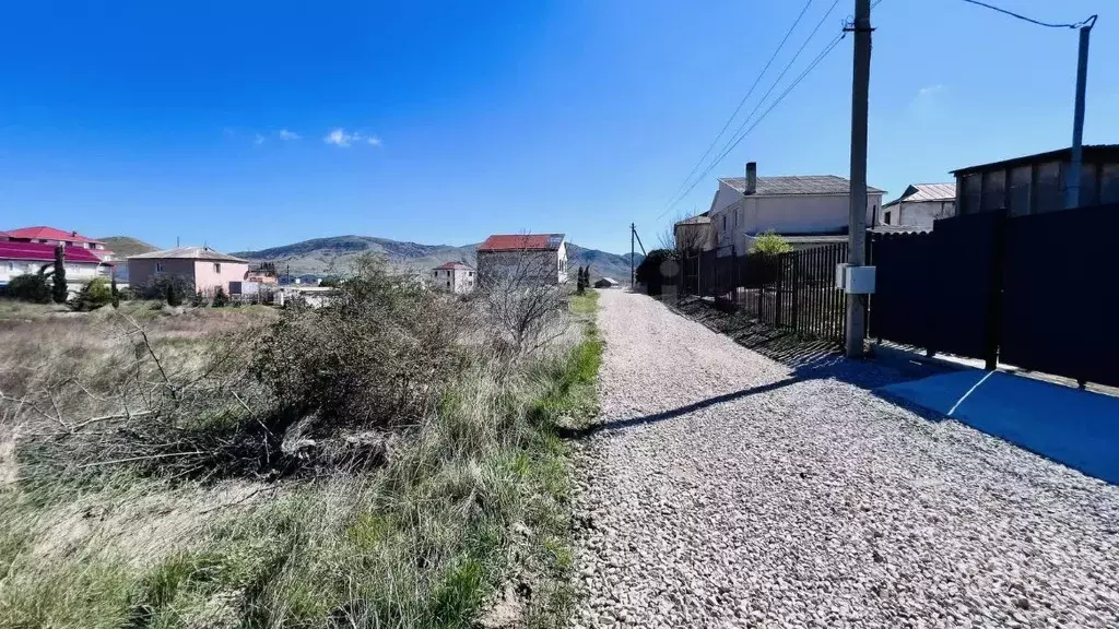 Участок в Крым, Судак муниципальный округ, с. Миндальное, Солнечная ... - Фото 1