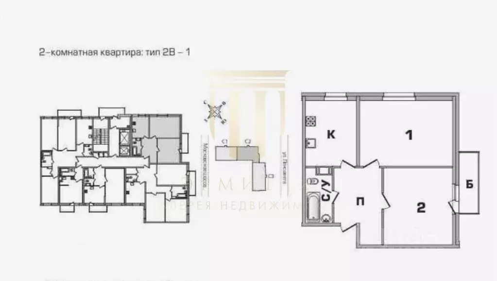 2-к кв. Санкт-Петербург Московское ш., 26к2 (62.0 м) - Фото 1