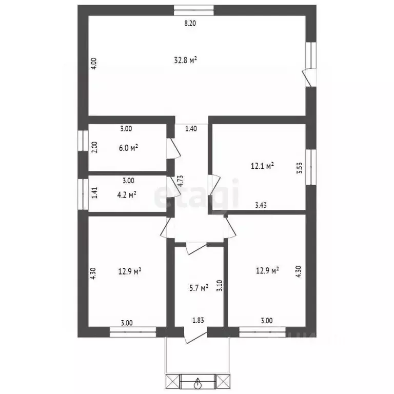 Дом в Ростовская область, Аксайский район, Щепкинское с/пос, пос. ... - Фото 2