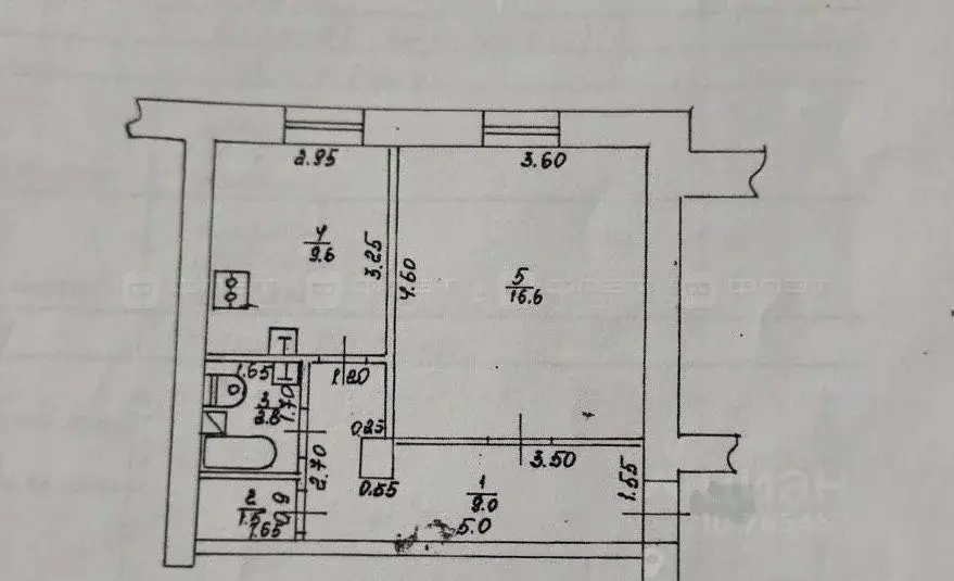 1-к кв. Татарстан, Казань ул. Николаева, 5 (39.5 м) - Фото 2
