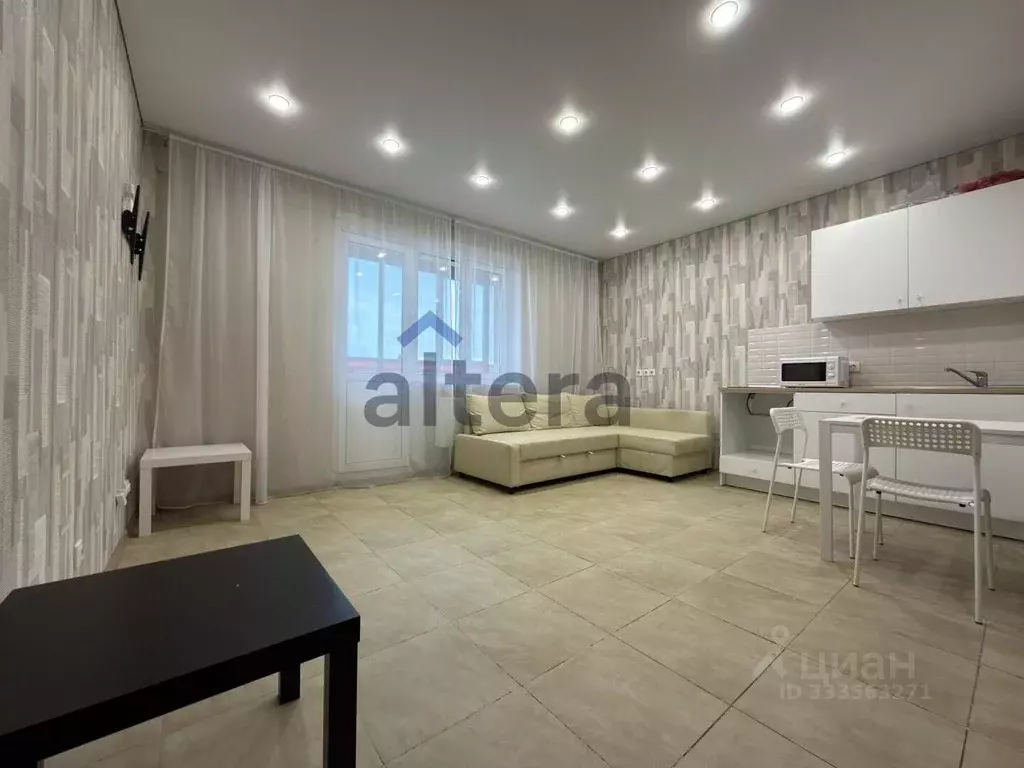 Студия Татарстан, Казань ул. Бари Галеева, 8Ак2 (32.0 м) - Фото 1