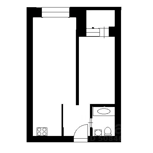 1-к кв. Башкортостан, Уфа ул. Мусы Джалиля, 68 (42.1 м) - Фото 1