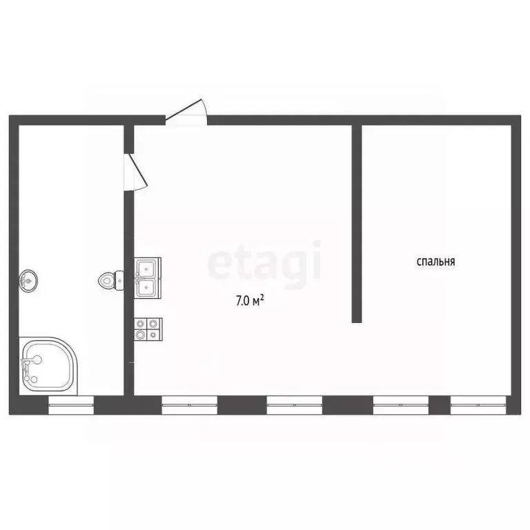 2-к кв. Москва Нагорная ул., 5С4 (38.0 м) - Фото 2