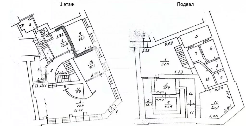 торговая площадь в москва ул. пречистенка, 40/2с1 (310 м) - Фото 1