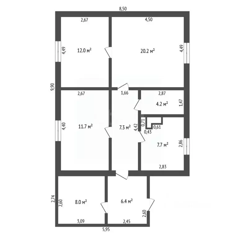 3-к кв. Амурская область, Константиновский район, с. Верхняя Полтавка ... - Фото 1