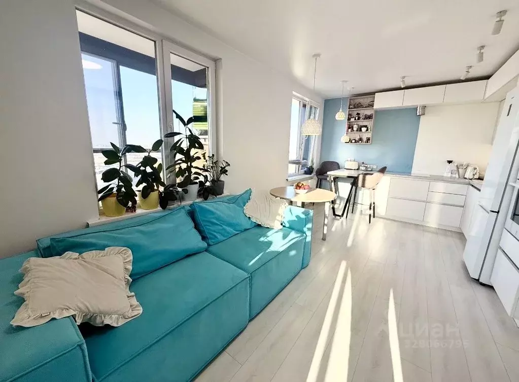 3-к кв. Санкт-Петербург бул. Вилькицкий, 7 (75.9 м) - Фото 1