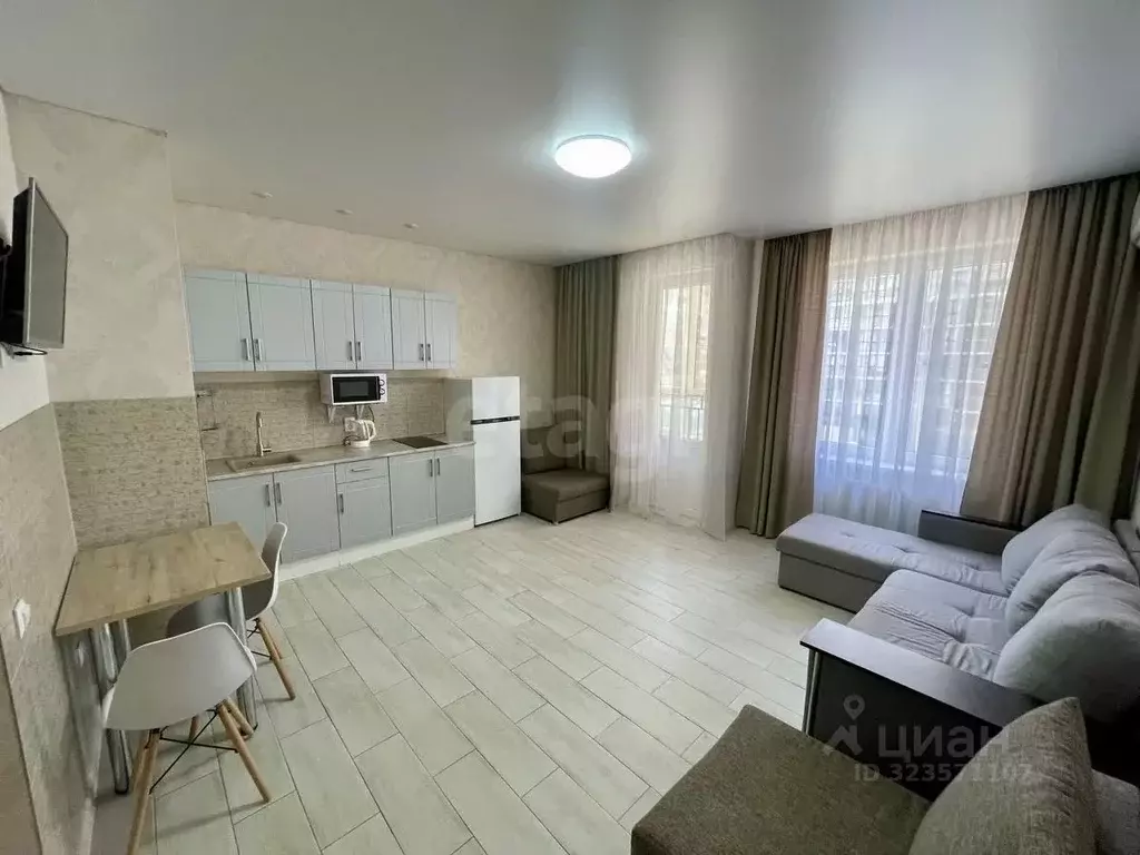 Студия Краснодарский край, Анапа Анапское ш., 24к6 (28.0 м) - Фото 1