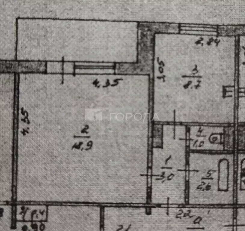 1-к кв. Алтайский край, Барнаул ул. Веры Кащеевой, 25 (34.0 м) - Фото 2
