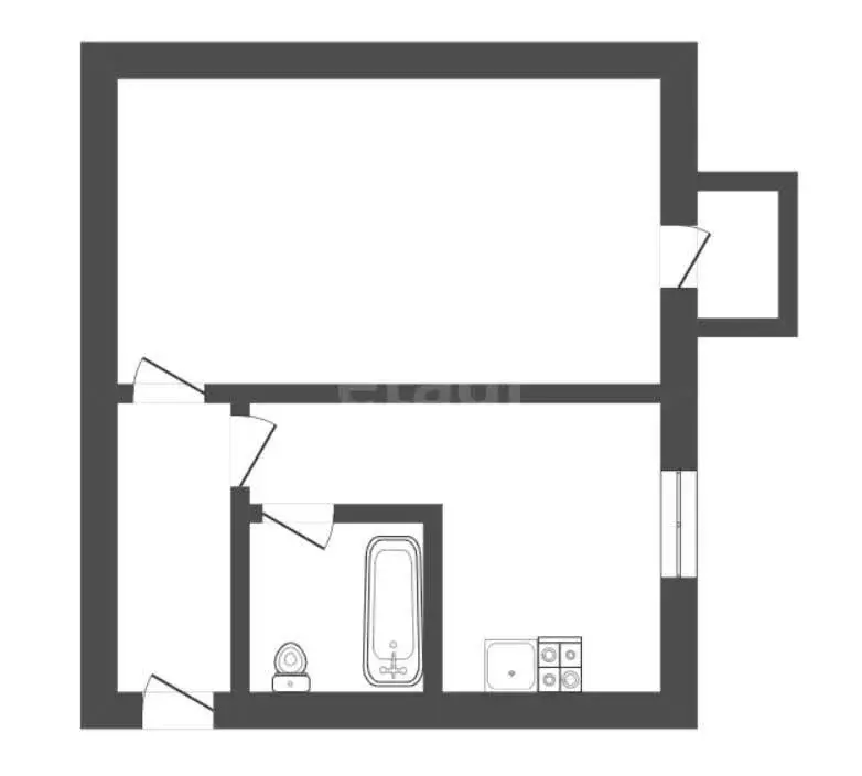 1-комнатная квартира: Борисоглебск, Пригородная улица, 46к1 (41.4 м) - Фото 1