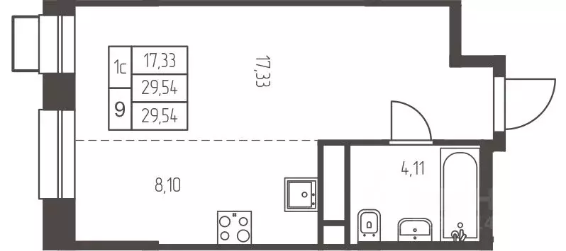 Студия Московская область, Ивантеевка Пушкинский городской округ, ... - Фото 1