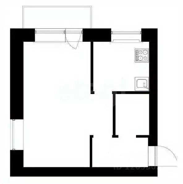 1-к кв. Костромская область, Кострома Кинешемское ш., 6б (30.2 м) - Фото 2