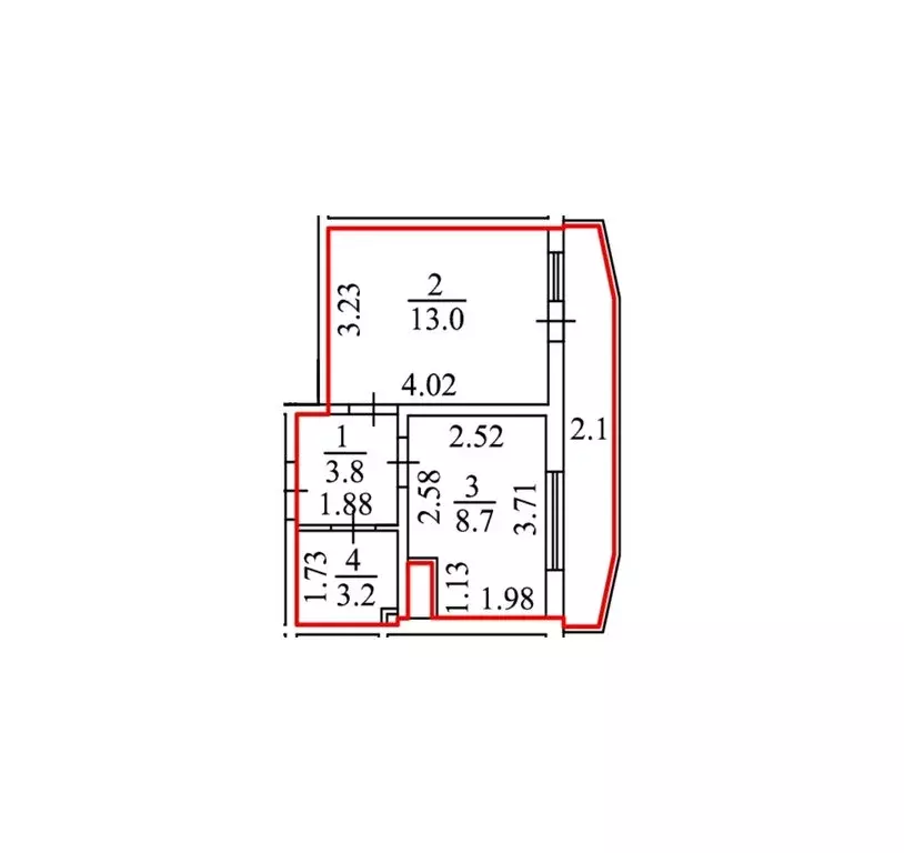 1-комнатная квартира: Санкт-Петербург, Муринская дорога, 12к2 (30 м) - Фото 0