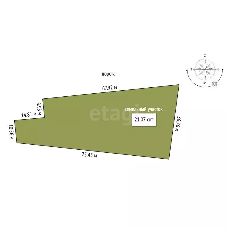 Участок в Заинск, улица Татарстан (82.2 м) - Фото 1