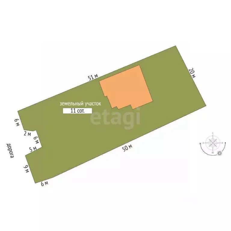 Дом в Татарстан, Мензелинск ул. Чернышевского, 114 (330 м) - Фото 2