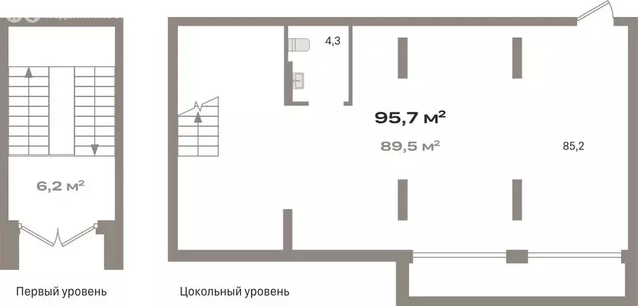 Помещение свободного назначения (95.7 м) - Фото 2