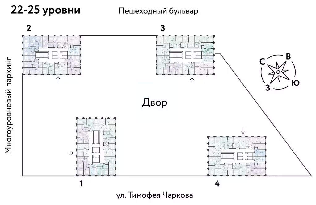 3-к кв. Тюменская область, Тюмень ул. Тимофея Чаркова, 93 (56.34 м) - Фото 1