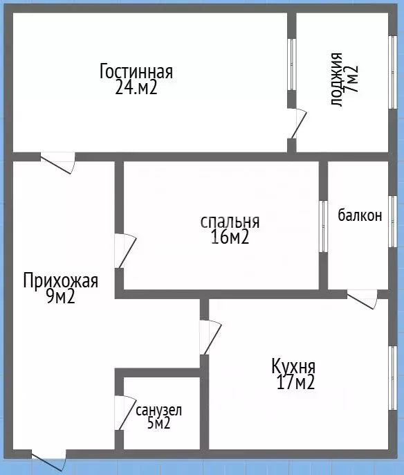2-к кв. Дагестан, Махачкала ул. Хуршилова, 17Е (73.3 м) - Фото 2