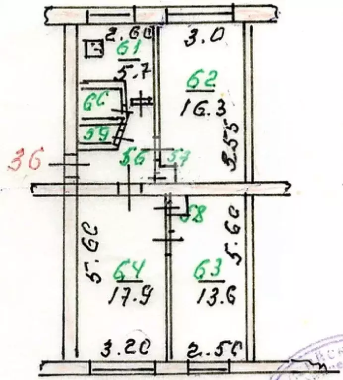 3-к кв. Орловская область, Орел ул. Маяковского, 60 (61.9 м) - Фото 1